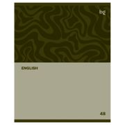 Тетрадь предметная 48л. BG «Single colour» - Английский язык, эконом