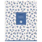 Дневник 1-11 кл. 40л. (твердый) BG «Blue flowers», матовая ламинация, тиснение фольгой