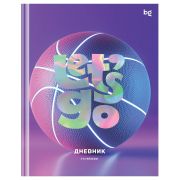 Дневник 1-11 кл. 40л. (твердый) BG «Let's go», матовая ламинация, выб.лак