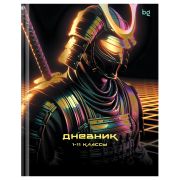 Дневник 1-11 кл. 40л. (твердый) BG «Самурай», глянцевая ламинация, тиснение фольгой
