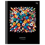 Дневник 1-4 кл. 48л. (твердый) BG «Карандаши», глянцевая ламинация