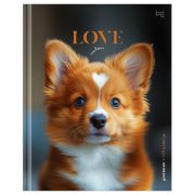 Дневник 1-11 кл. 48л. (твердый) BG «Пёсик по имени Love», глянцевая ламинация