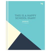 Дневник 1-11 кл. 40л. (твердый) BG «Happy diary blue», глянцевая ламинация