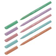 Ручка шариковая Luxor «Liquiwrite» синяя, 0,7мм, с антибактериальным грипом, корпус ассорти