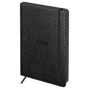 Ежедневник датированный 2026г., А5, 176л., твердый переплет, кожзам, BG «Python. Graphite», графитовый, цветной срез, с резинкой, карман