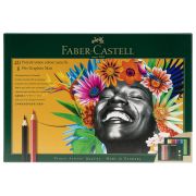 Набор художественных изделий Faber-Castell «Polychromos & Pitt Graphite Matt », 50 предметов,  студийная коробка