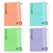 Тетрадь 48л., А5, линия BG «UniTone. Mix», пластиковая обложка