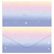 Конверт для денег MESHU «Universe» 85*164мм, матовая ламинация, фольга