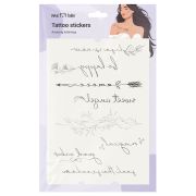 Наклейка-тату MESHU, «Amazing letterings», 14,8*21см, инд. уп., европодвес