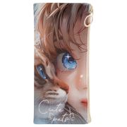 Пенал мягкий 200*100 MESHU «Cute pets», искусственная кожа