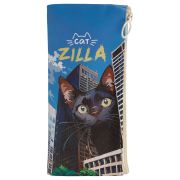 Пенал мягкий 200*100 MESHU «CatZilla», искусственная кожа