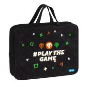 Папка текстильная с ручками 1 отделение, А4 Först «Play the game», 350*265*80мм, текстиль, на молнии