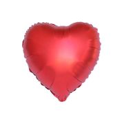 Воздушный шар, 45см, ПатиБум, «Сердце. Красный», фольгированный