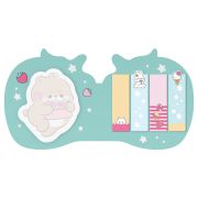 Флажки-закладки и самоклеящиеся блоки в наборе MESHU «Cute Sweet», 20л*5 цветов, европодвес