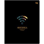 Тетрадь предметная 48л. BG «Информационное поле» - Физика, soft-touch ламинация, выб. лак