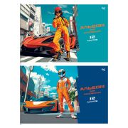 Альбом для рисования 12л., А4, на скрепке BG «Street Racer»