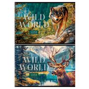 Альбом для рисования 48л., А4, на гребне BG «Дикая природа»