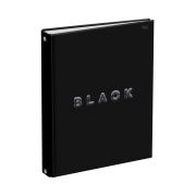 Тетрадь на кольцах А5, 120л., BG «Just black», soft-touch ламинация, выб. лак