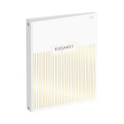 Тетрадь на кольцах А5, 120л., BG «Minimal», глянцевая ламинация, тиснение фольгой