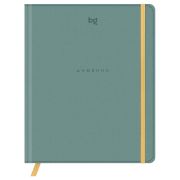 Дневник 1-11 кл. 48л. (твердый) BG «Monocolor. Green», иск. кожа, тиснение, цветн. срез, ляссе, на резинке