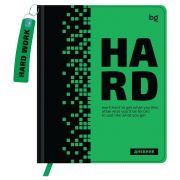 Дневник 1-11 кл. 48л. (твердый) BG «Hard. Green», иск. кожа, печать, брелок, ляссе