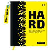 Дневник 1-11 кл. 48л. (твердый) BG «Hard. Yellow», иск. кожа, печать, брелок, ляссе